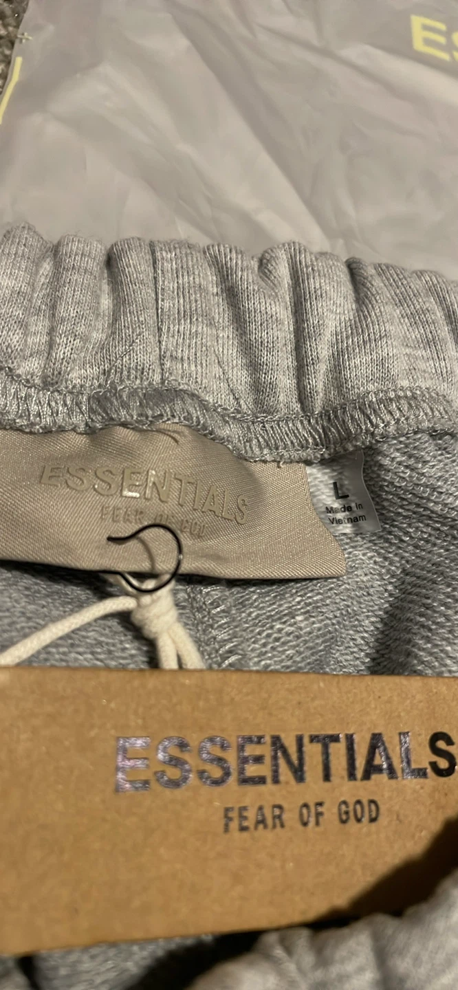 ESSENTIALS FoG Grey Sweat Shorts - photo 4