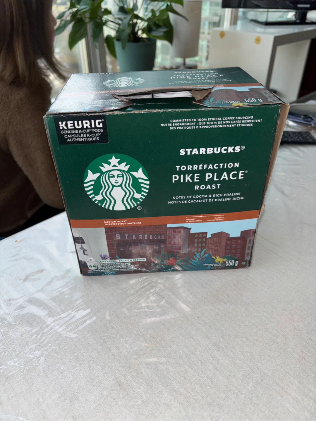 Starbucks Pike Place Roast Ground Coffee - 550g