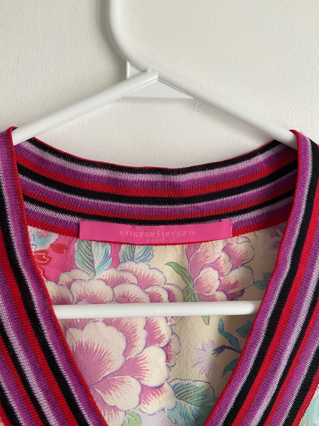 Emanuel Ungaro Silk Chiffon Paisley Top - photo 5