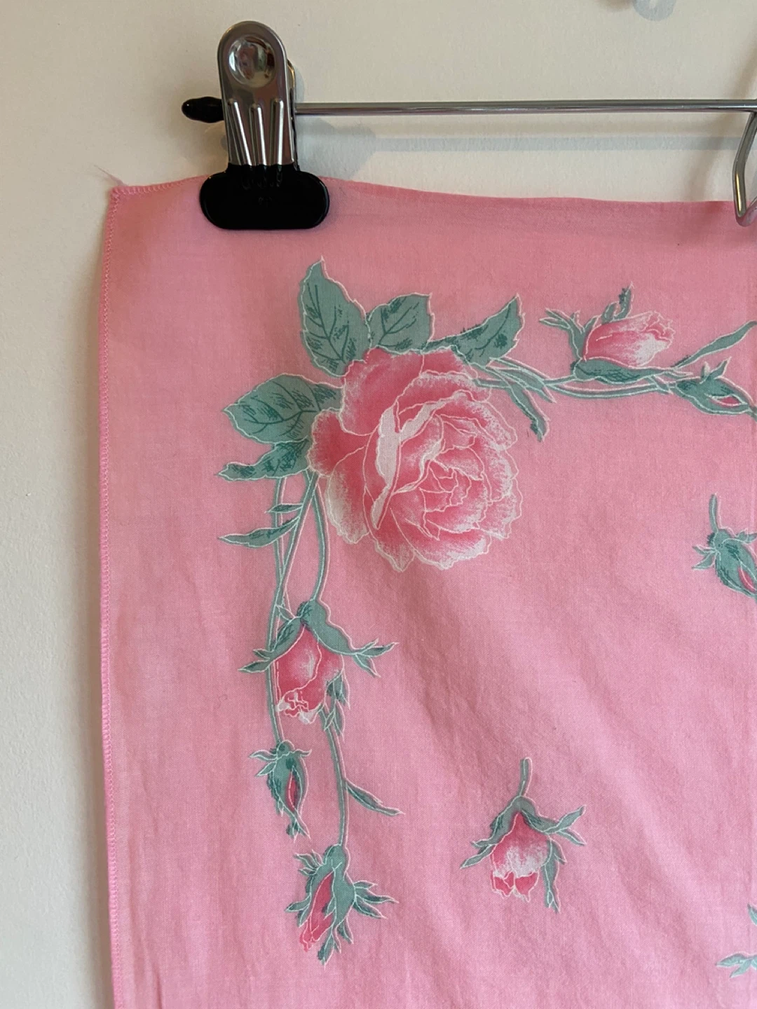 Vintage Pink Rose Print Bandana - photo 5