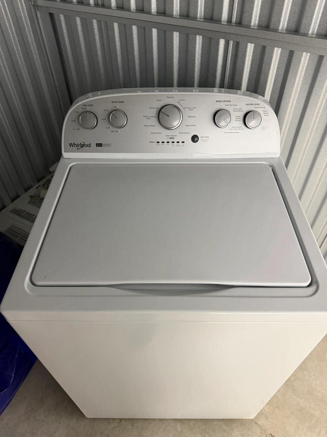 Whirlpool White Top Load Washing Machine - photo 2