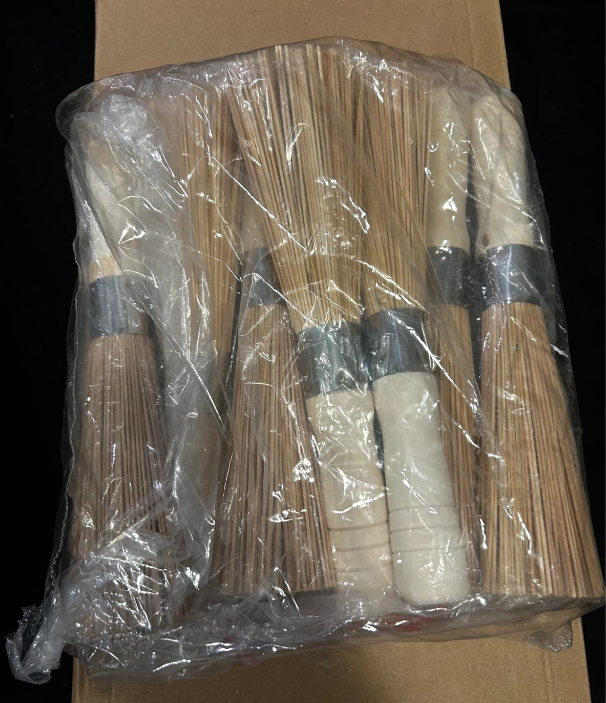 Set of 7 Bamboo Wok Brush, Cleaning Whisk - photo 3