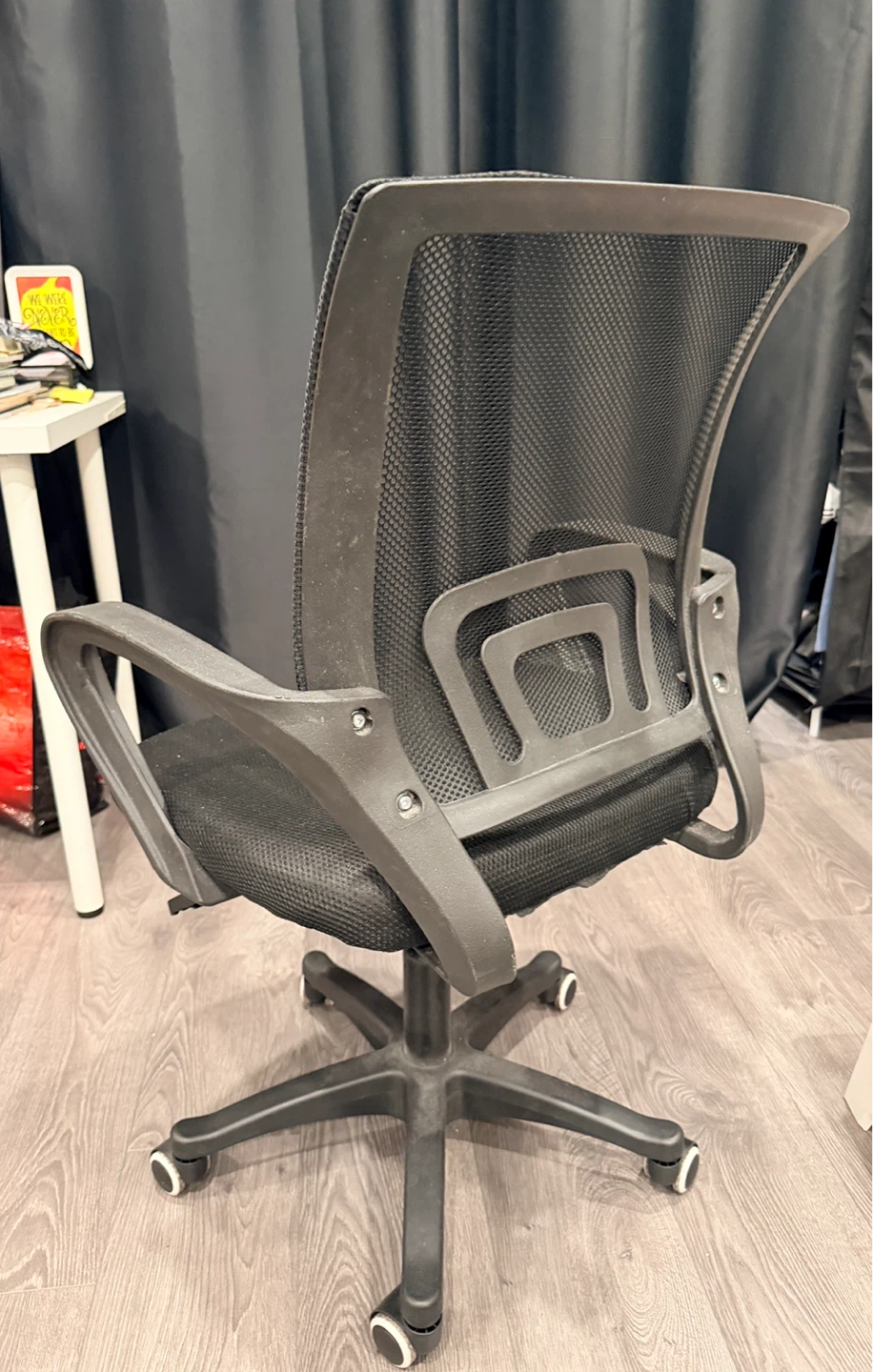 Black Mesh Office Chair with Lumbar Support - photo 5