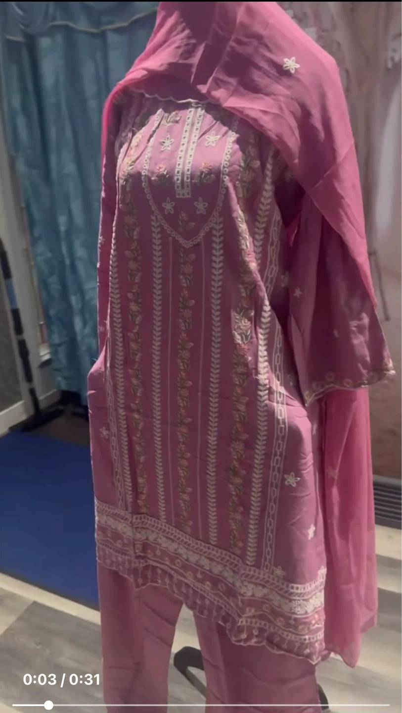 Embroidered Kurta Set 3 p