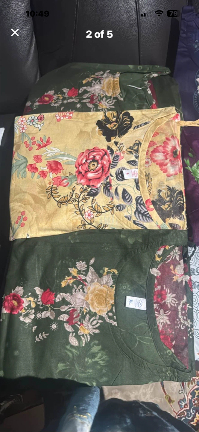 Women's Floral Print  cotton suit Colors - photo 2
