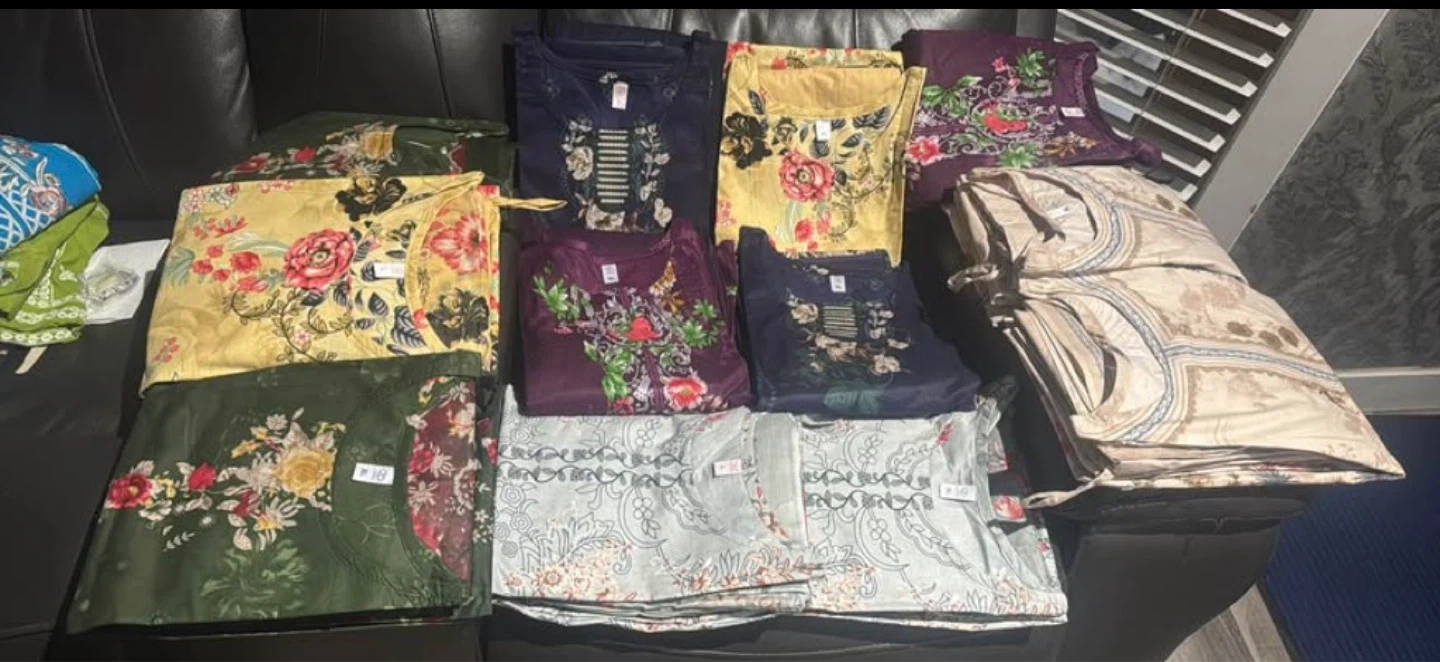 Women's Floral Print  cotton suit Colors