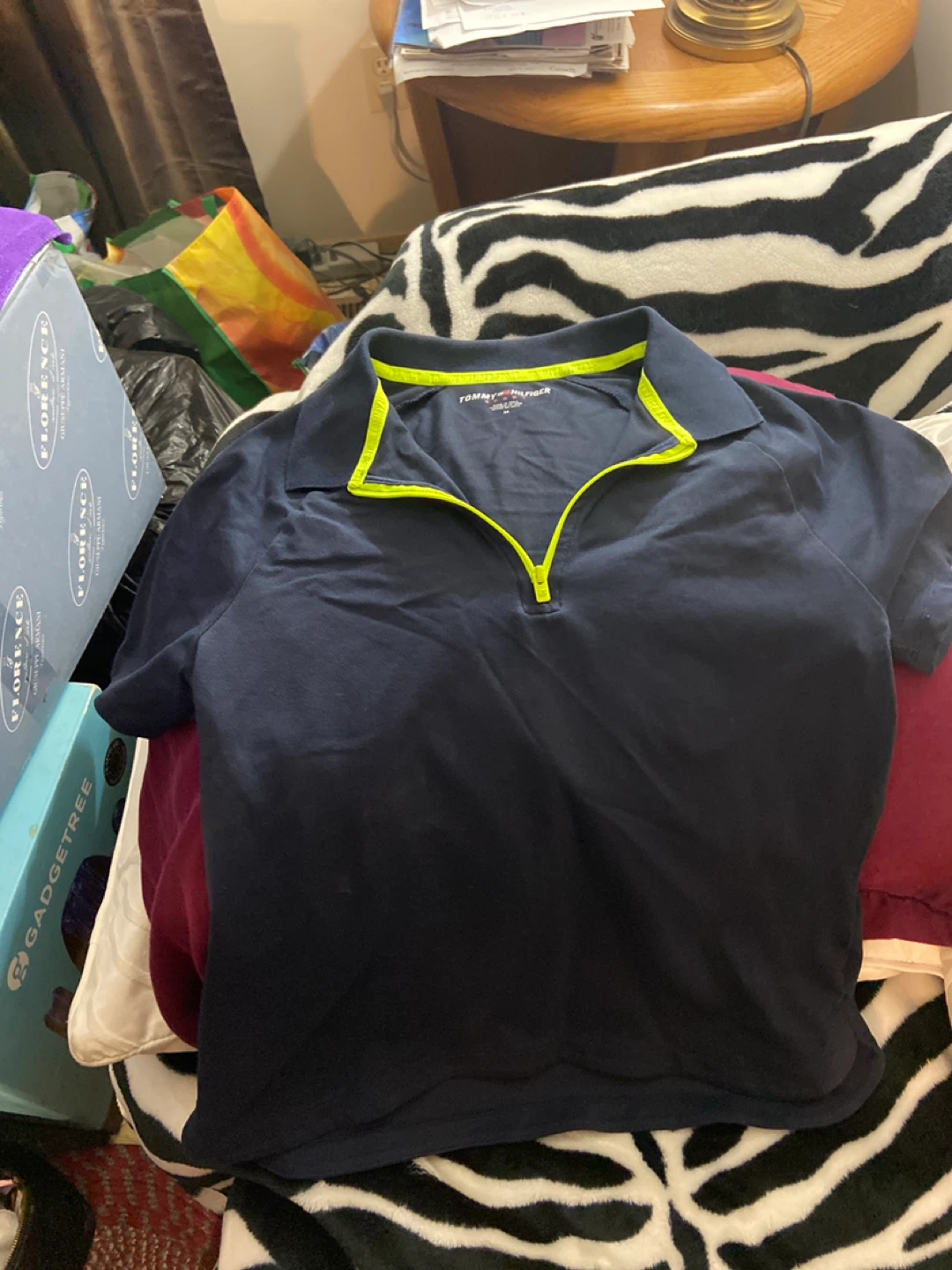 Tommy Hilfiger Sport Navy Polo Shirt - Size M