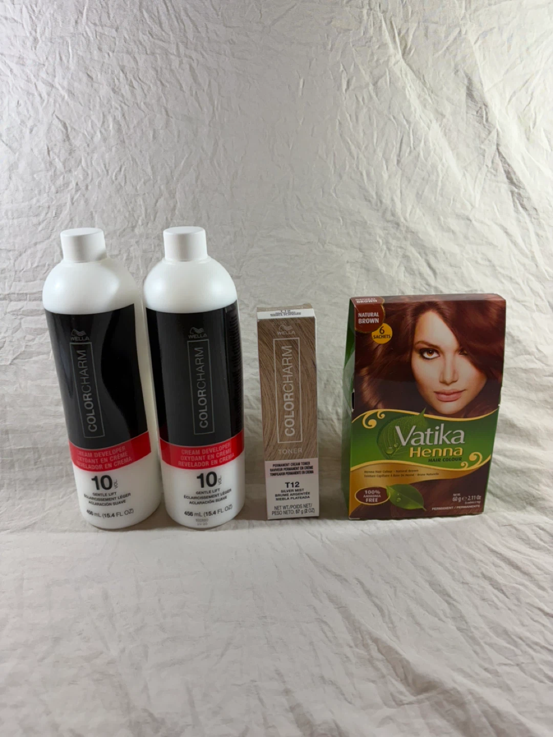 Color Charm Toner T12 & Vatika Henna Hair Colour - photo 2