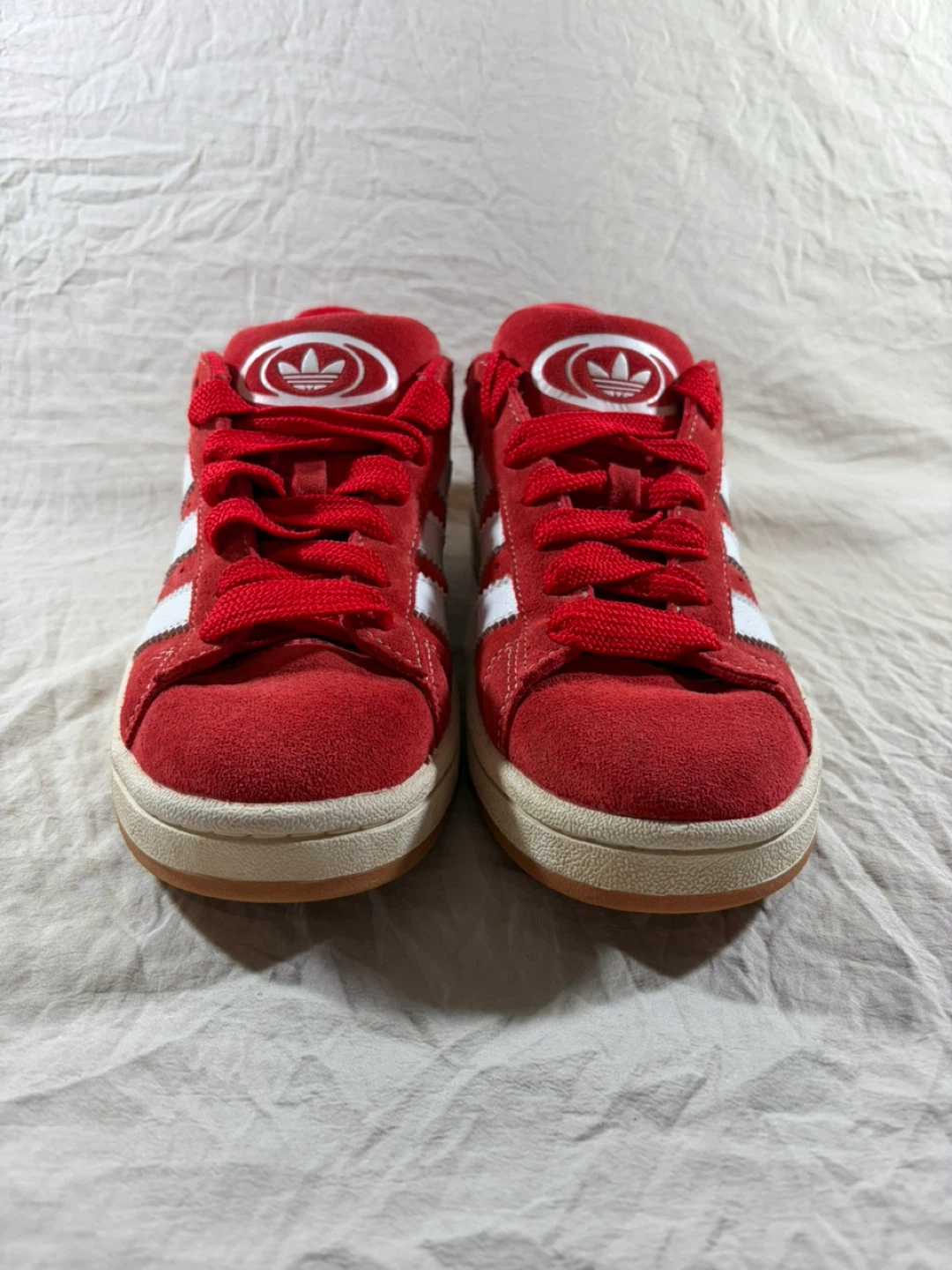 Adidas Campus Red Suede Shoes - photo 2