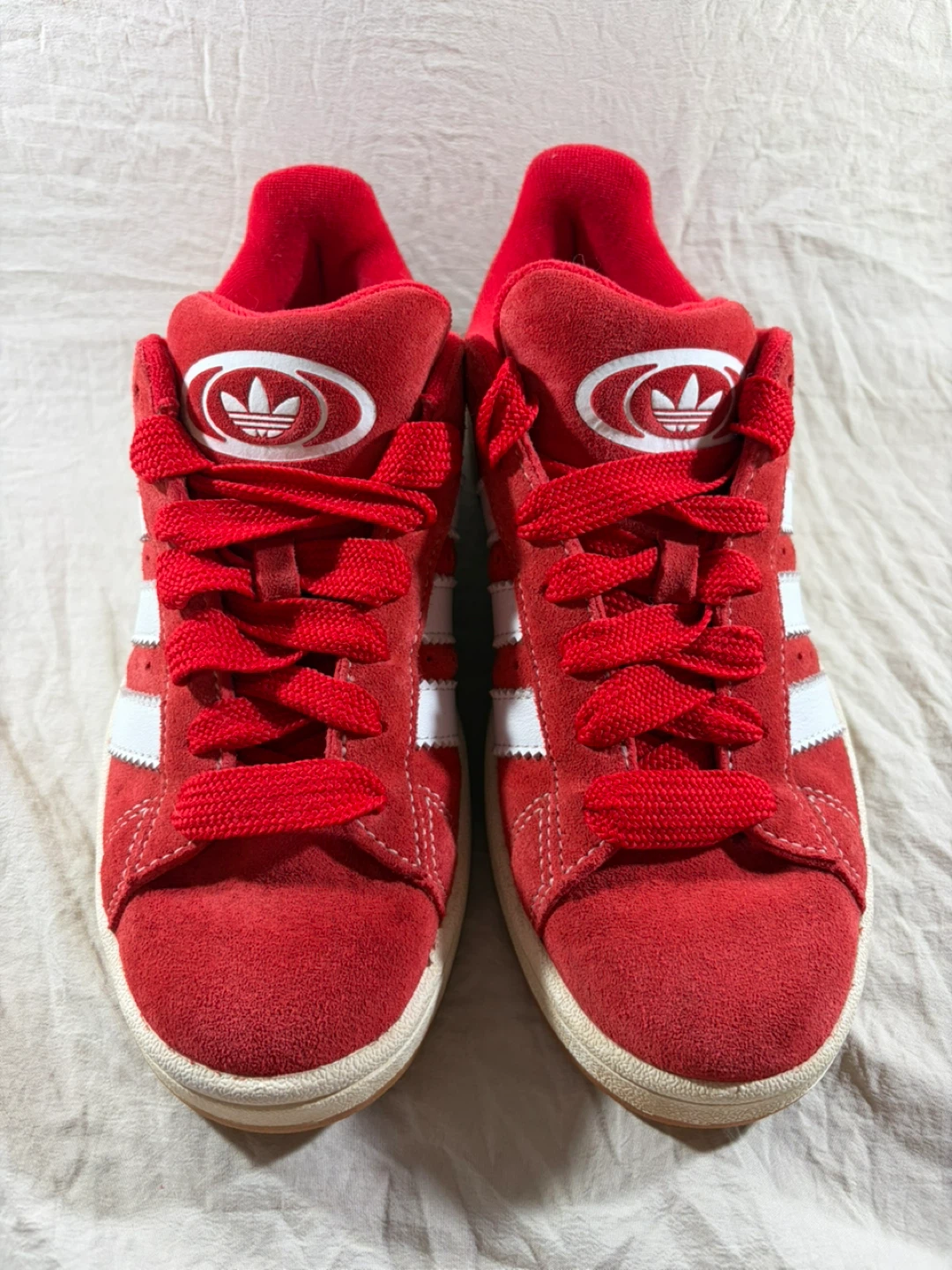 Adidas Campus Red Suede Shoes - photo 5