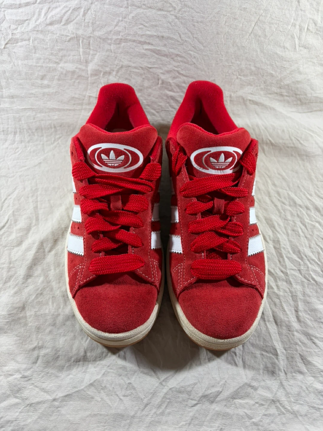 Adidas Campus Red Suede Shoes