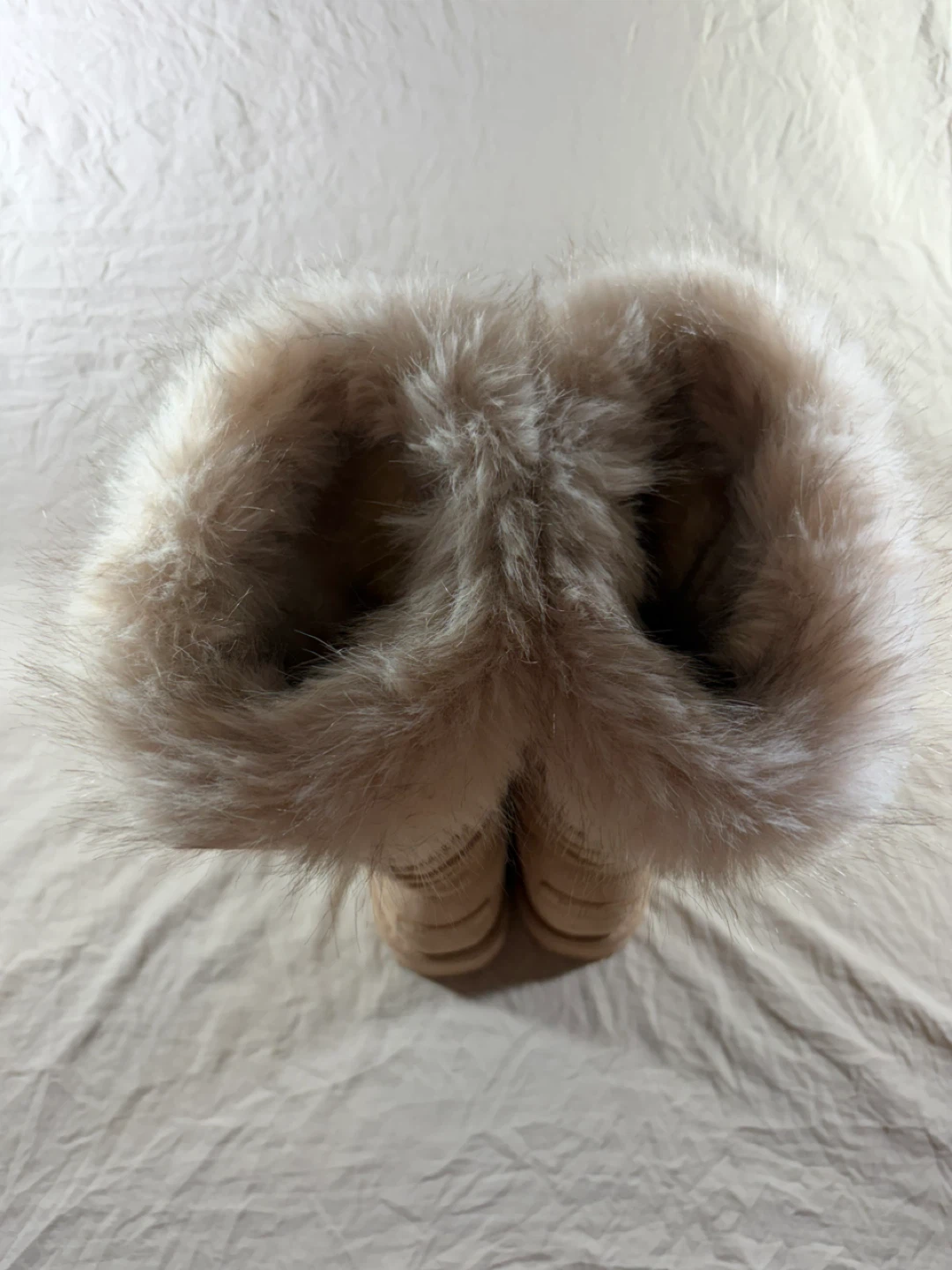 Mooloola Tan Suede Fur Lined Boots - photo 5