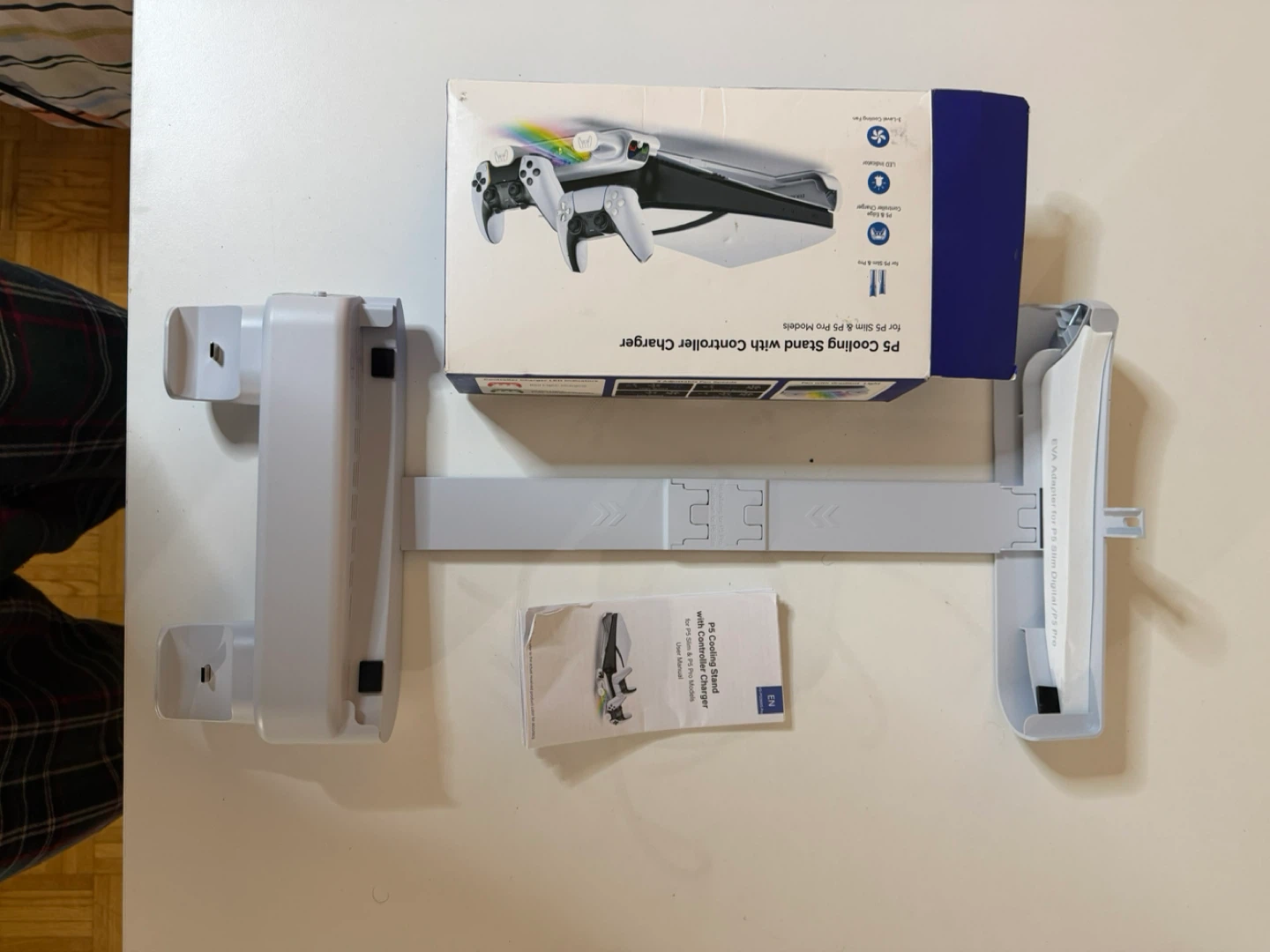 PS5 Cooling Stand with Dual Controller Charger
