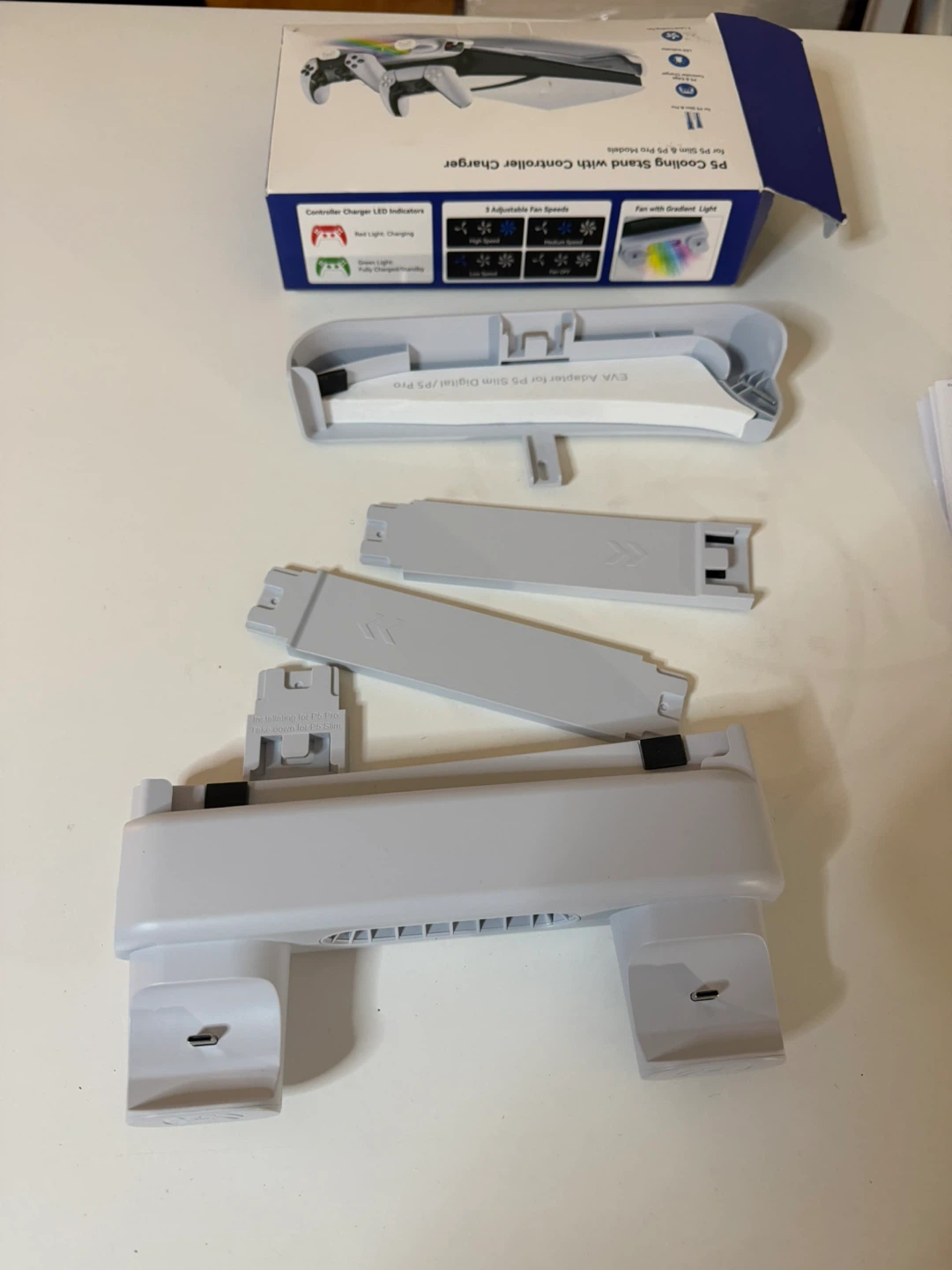 PS5 Cooling Stand with Dual Controller Charger - photo 5