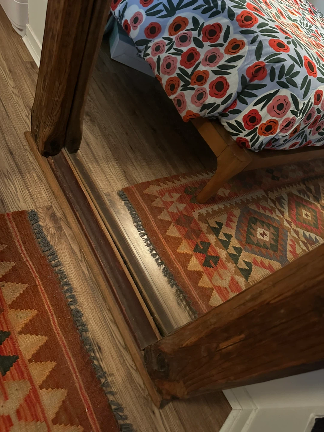 Unique Vintage Hand-carved Floor Mirror - photo 5