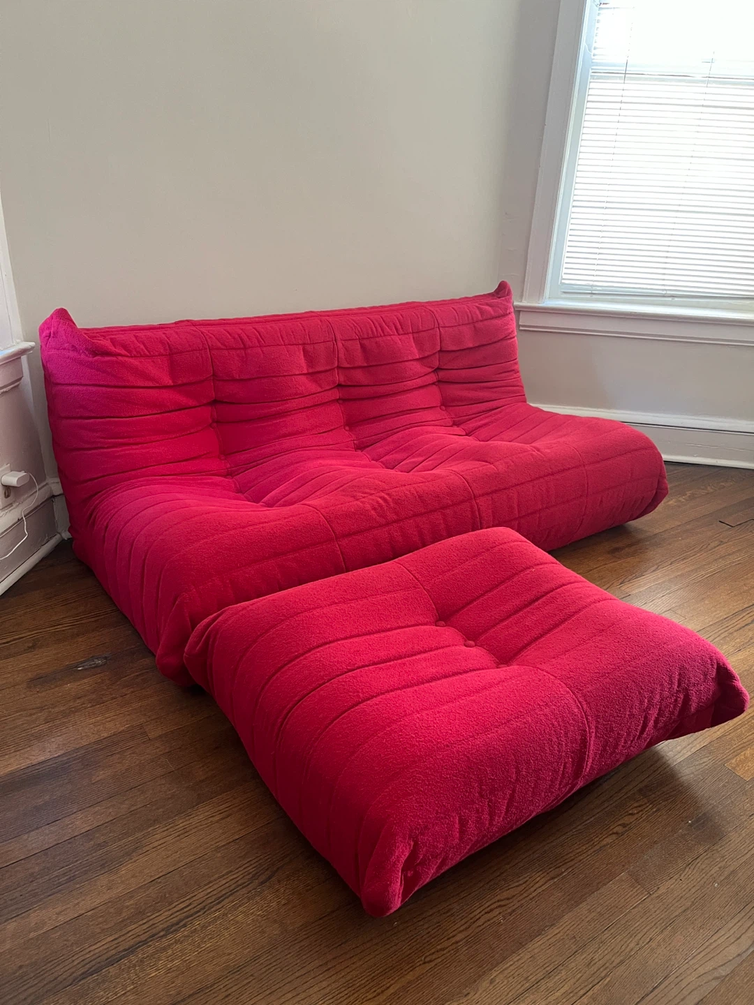 Togo Style Sofa with Ottoman