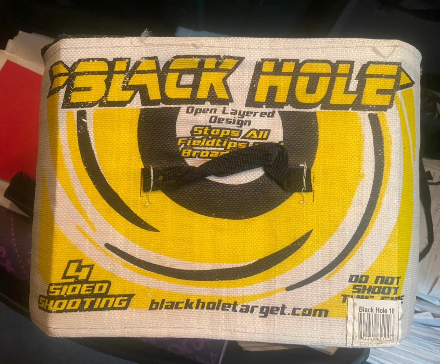 Black Hole Open Layered 4 side  Shooting Target