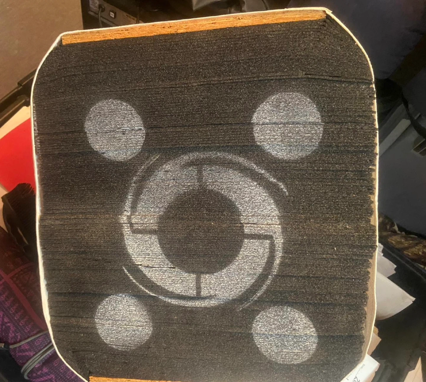 Black Hole Open Layered 4 side  Shooting Target - photo 2