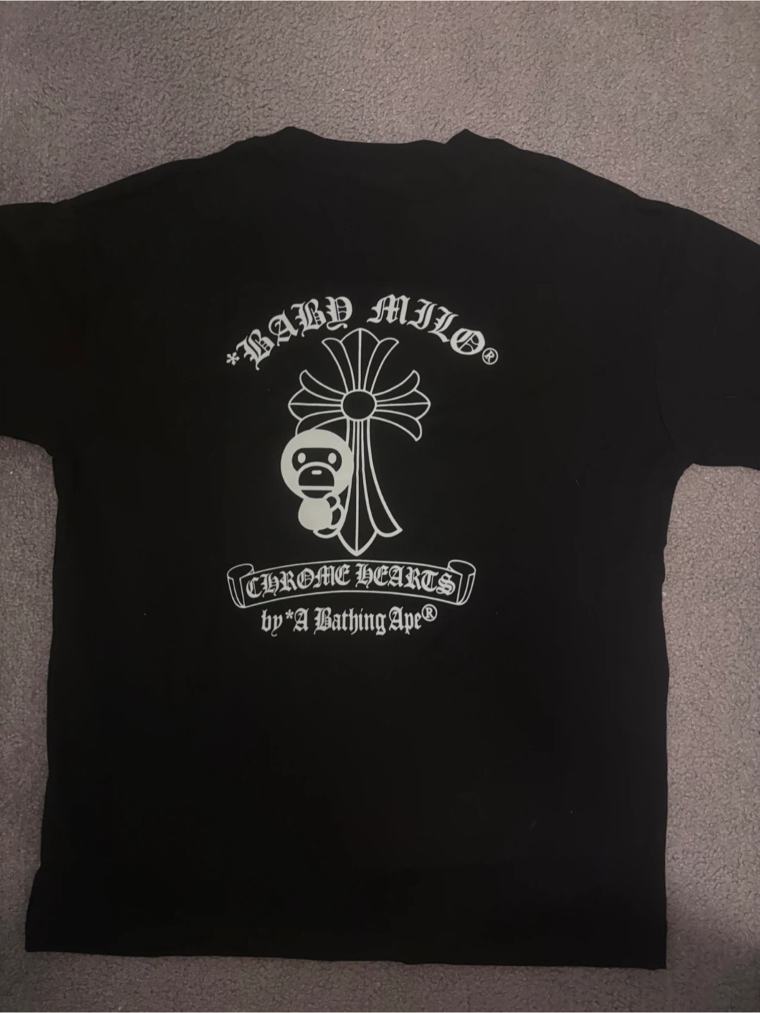 A Bathing Ape x Chrome Hearts Baby Milo T-Shirt - photo 2