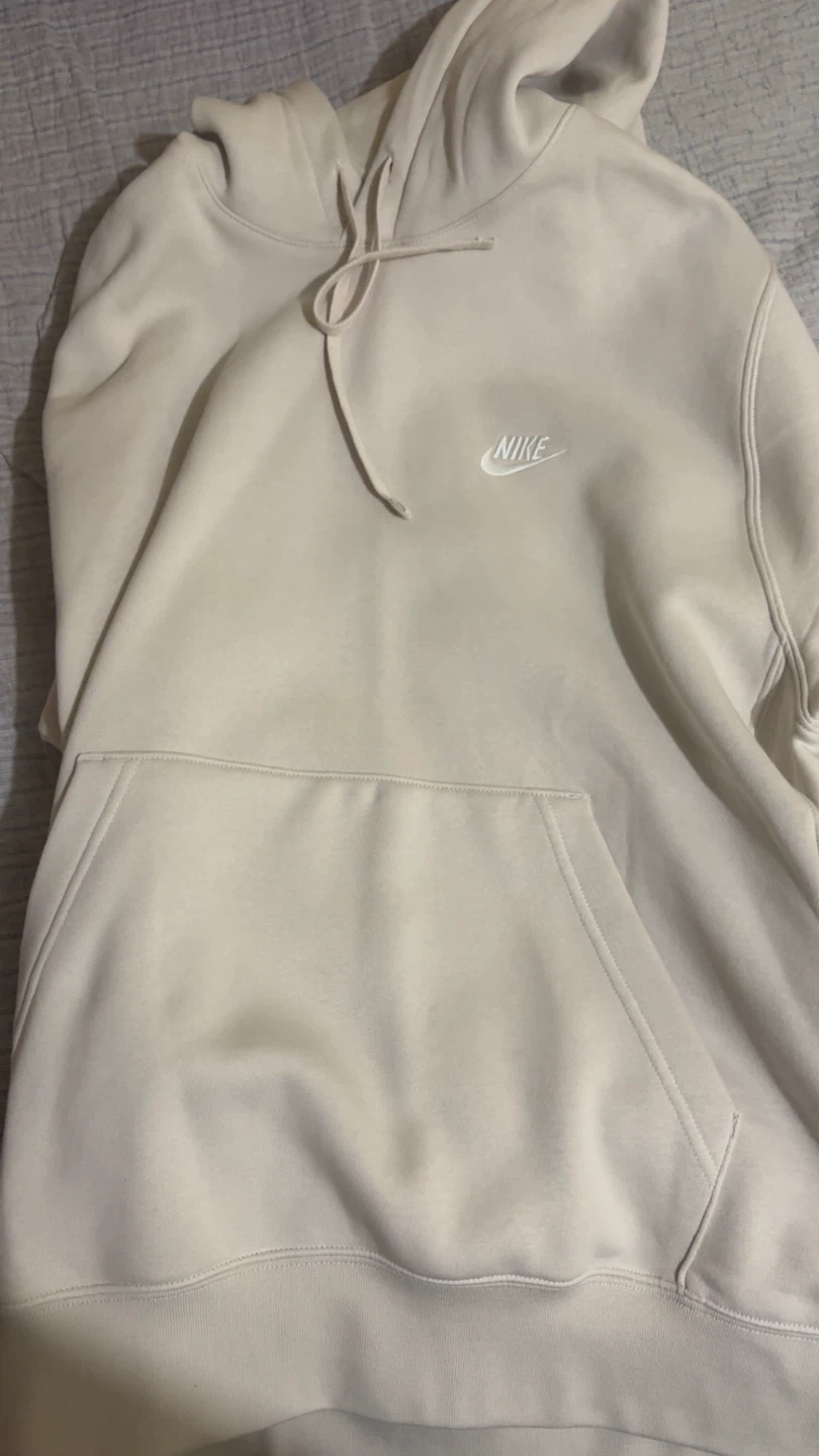 Nike Beige Hoodie - Size L