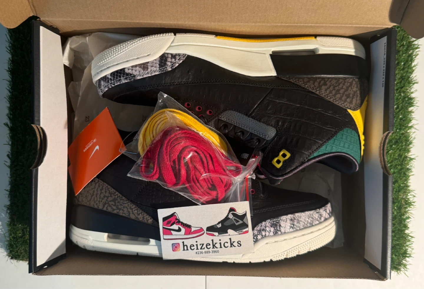 Jordan 3 Animal Instinct 2.0 size 9M 10.5W - photo 2