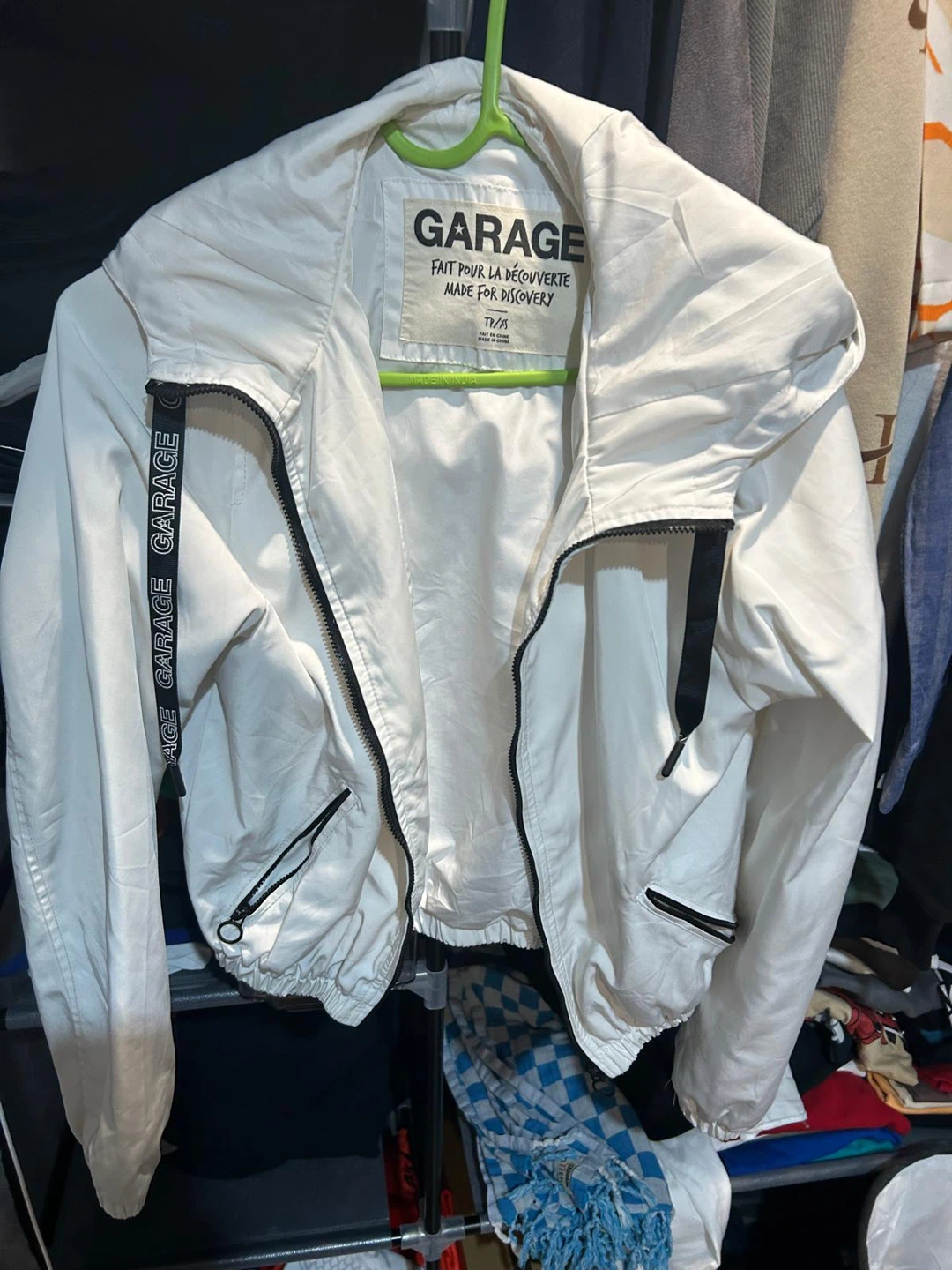 Garage White Hooded Jacket - photo 2