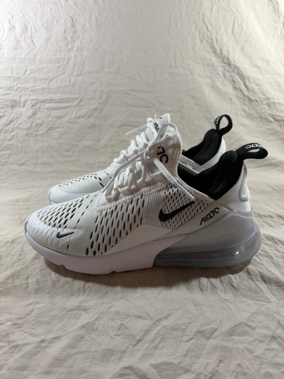 Nike Air Max 270 Men's White Running Shoes - photo 2