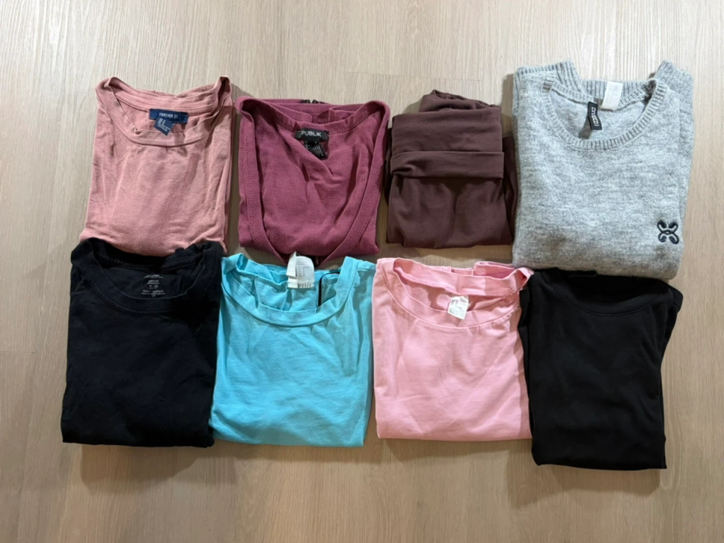 Bundle of 8 tops - Forever 21, Divides, Publik