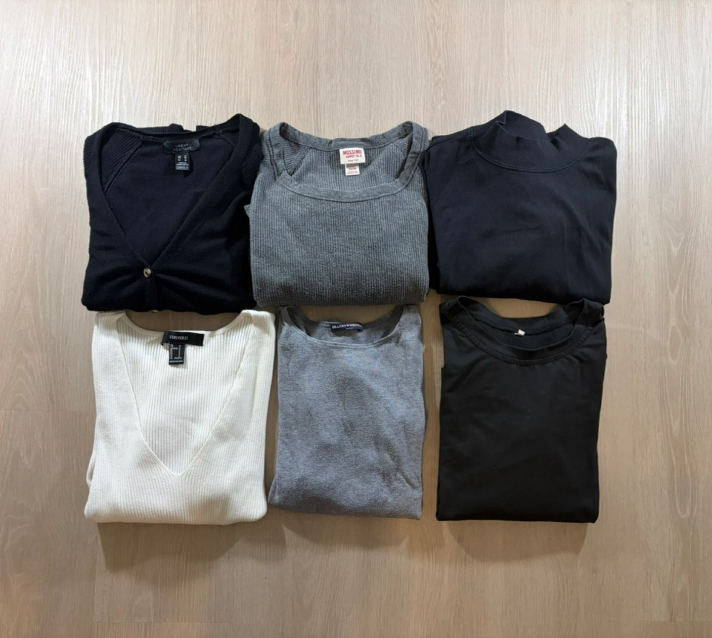 Lot of 6 Tops - Various Brands and Styles