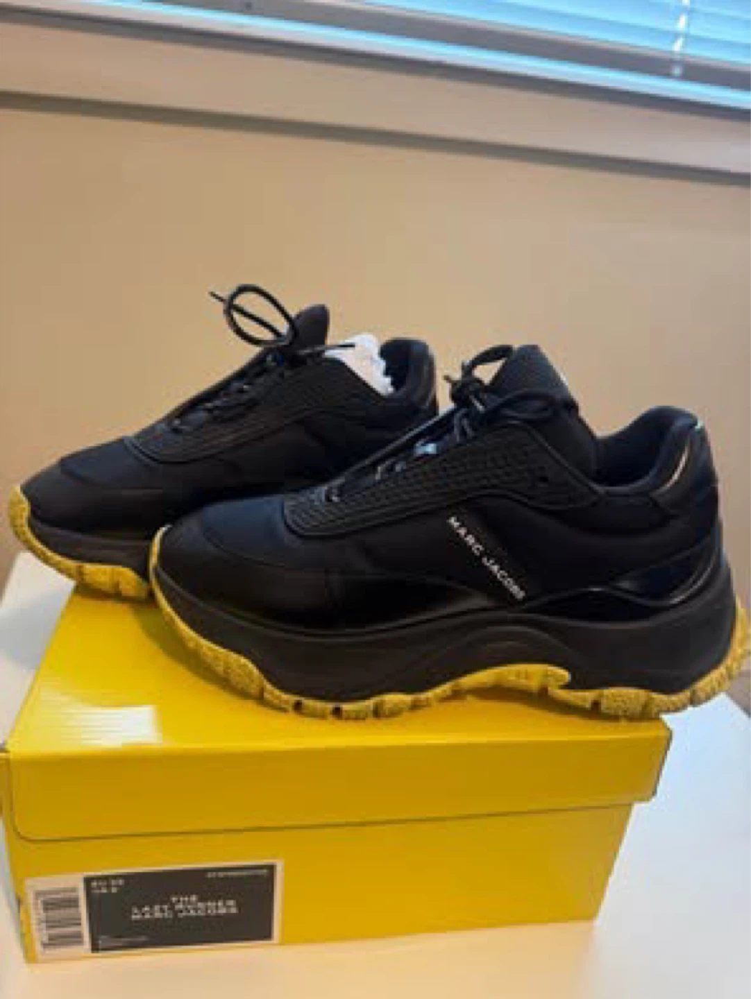 Marc Jacobs Black & Yellow Chunky Sneakers - photo 3
