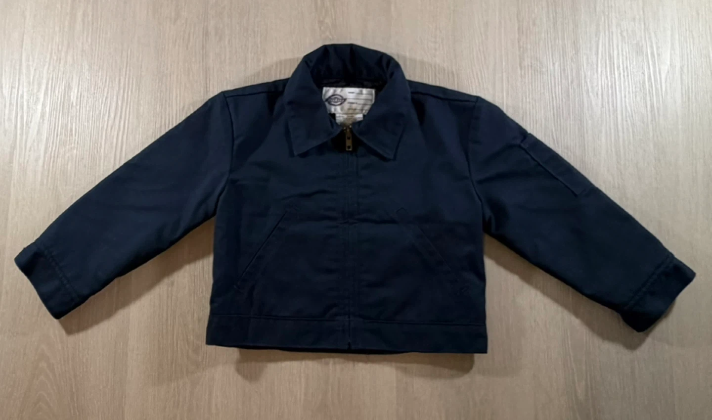 ZINE black hooded windbreaker jacket - Size Small - photo 2