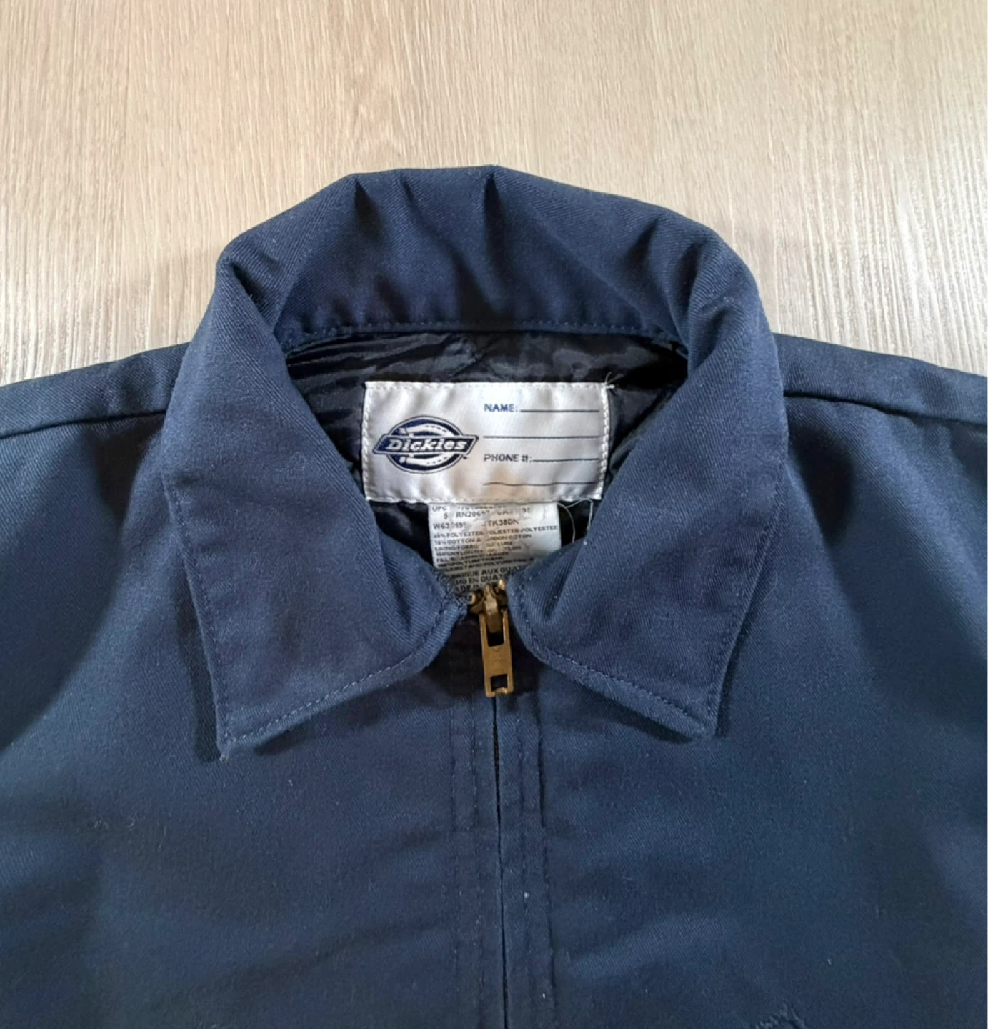 ZINE black hooded windbreaker jacket - Size Small - photo 3