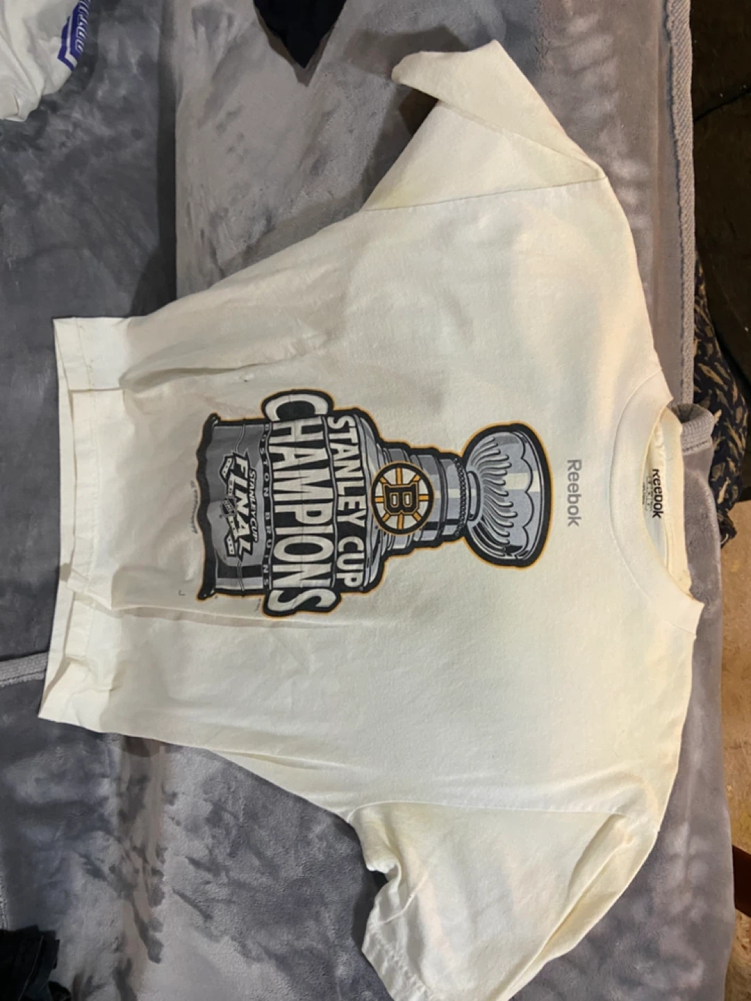 Vintage. Reebok Boston Bruins Stanley Cup Champions T-Shirt