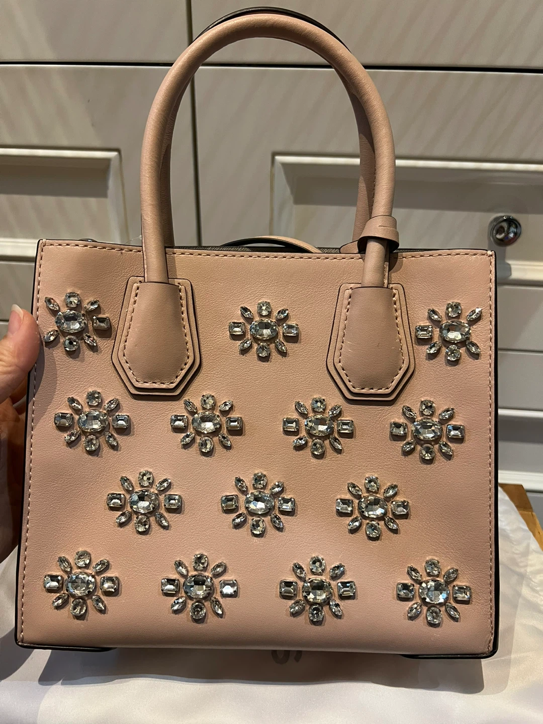 Michael Kors Pink Studded Leather Handbag - photo 5