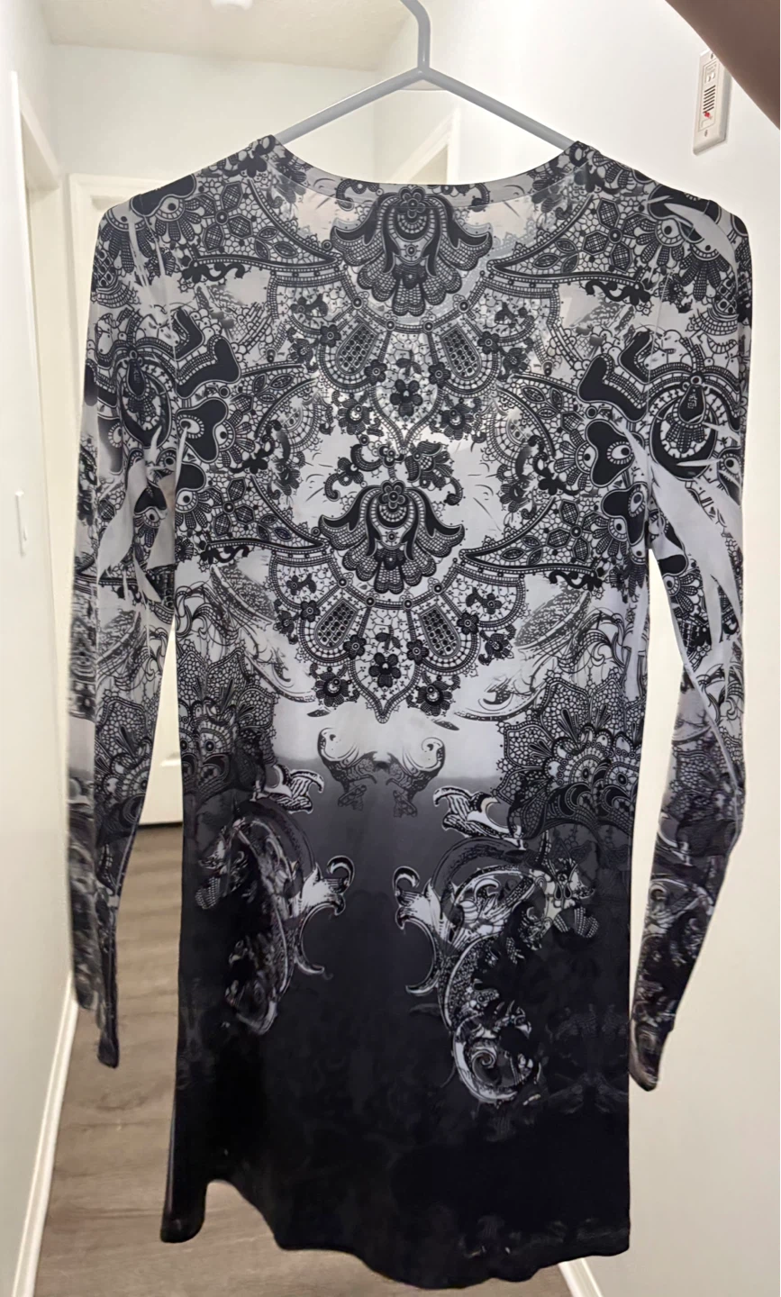 Long Sleeve shirt black/white - photo 3