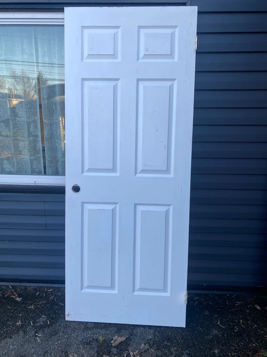 32-in x 80-in 6-Panel hollow core interior slab door - photo 2