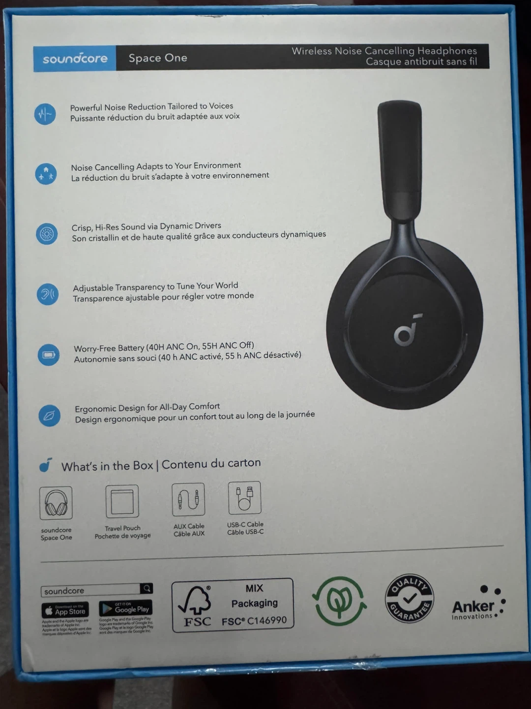 Soundcore Space One Wireless Noise Cancelling Headphones - photo 3