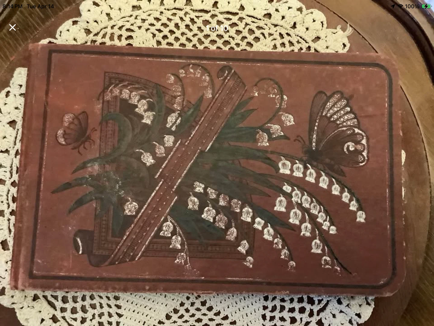 Victorian/Antique 1800’s Paragon Autograph Album 🐞