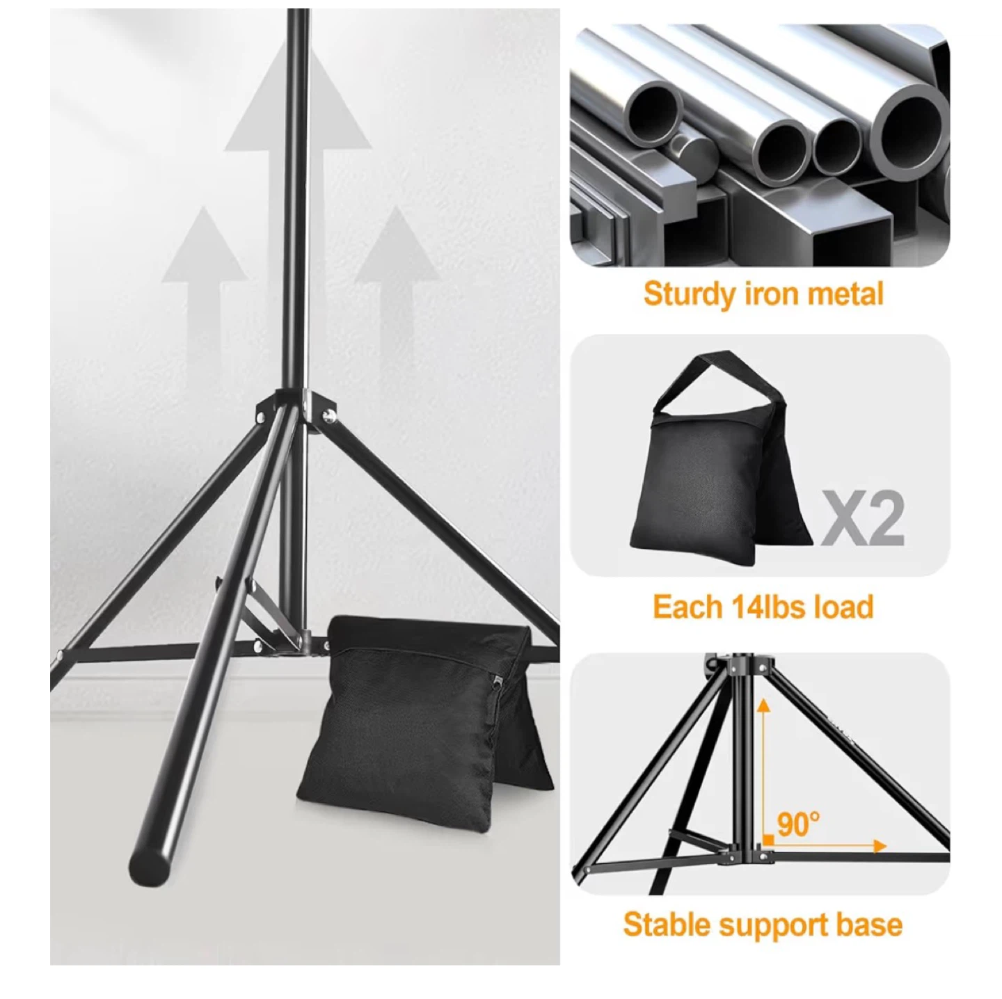 EMART Photography Background Stand Kit - photo 4