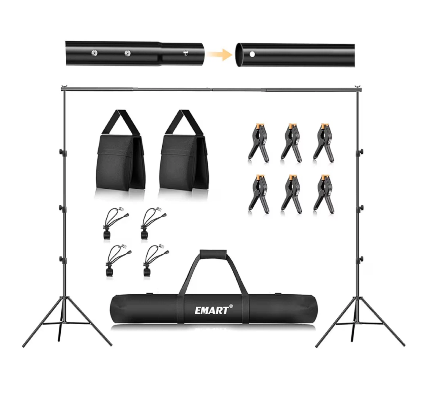 EMART Photography Background Stand Kit