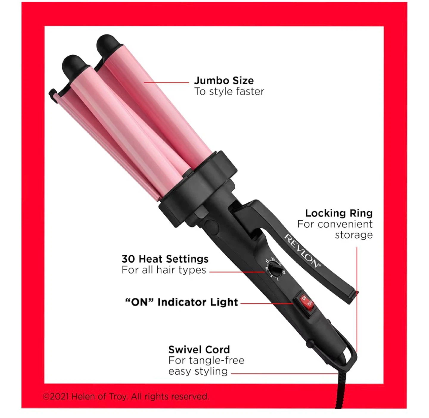 Revlon Jumbo Ceramic Hair Waver - photo 5