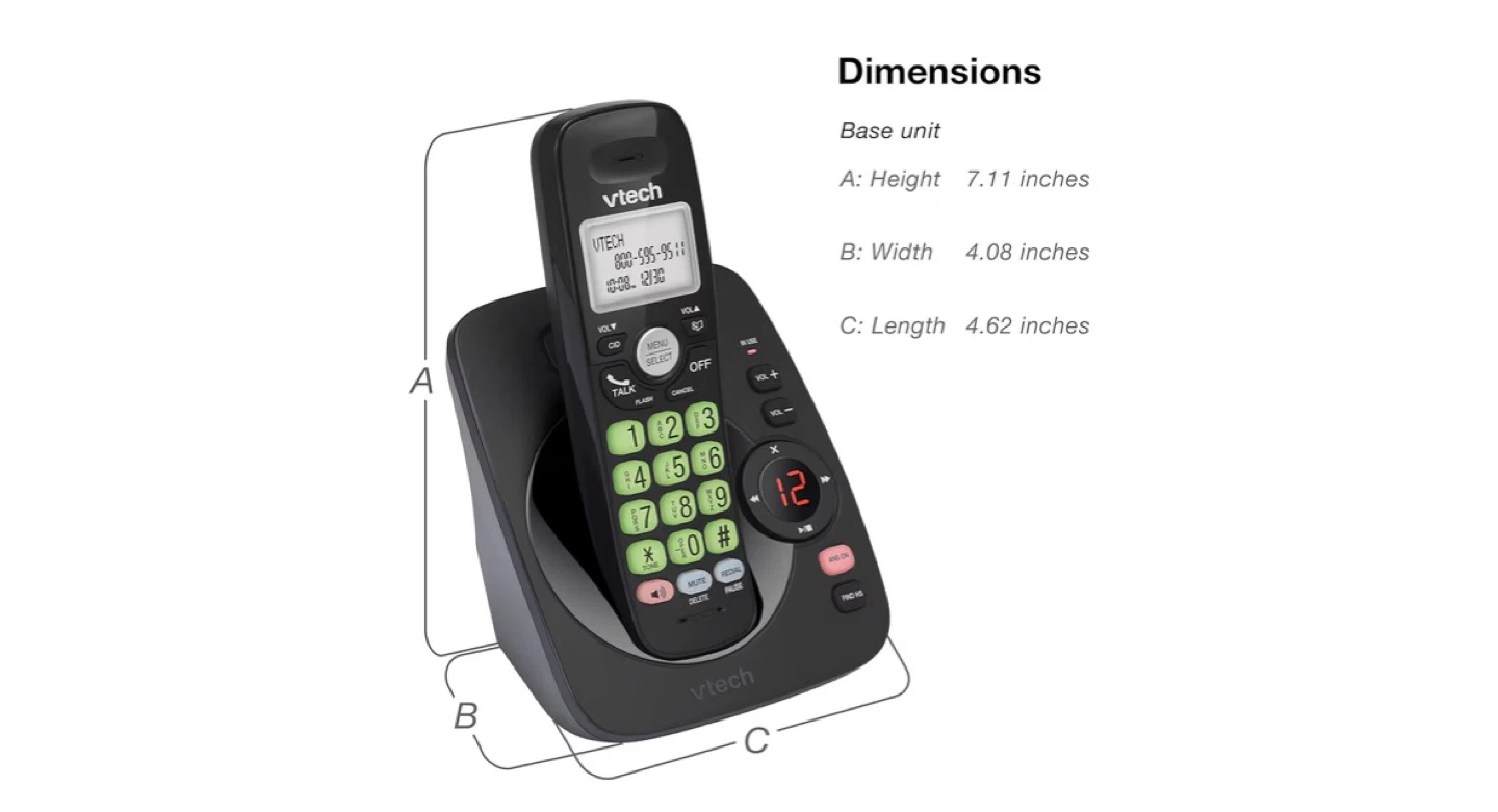 VTech Cordless Phone with Answering System - photo 3