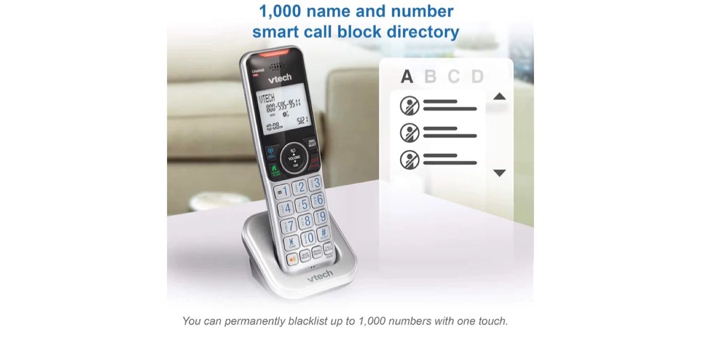 VTech Cordless Phone System with 2 Handsets - photo 2