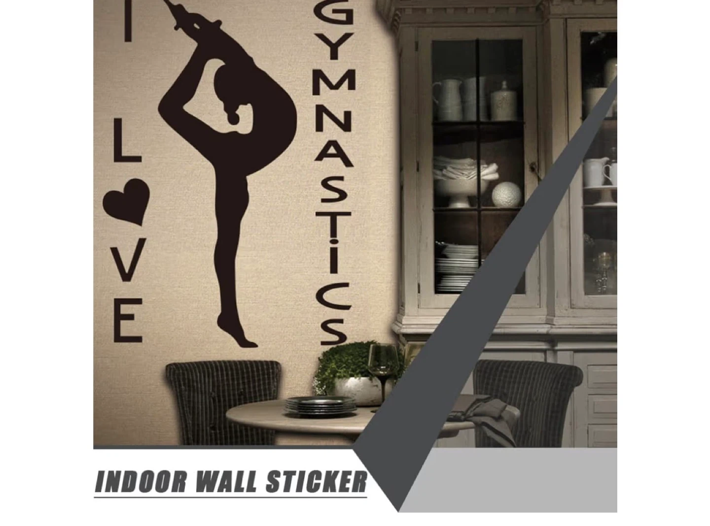 I Love Gymnastics Wall Sticker - photo 4