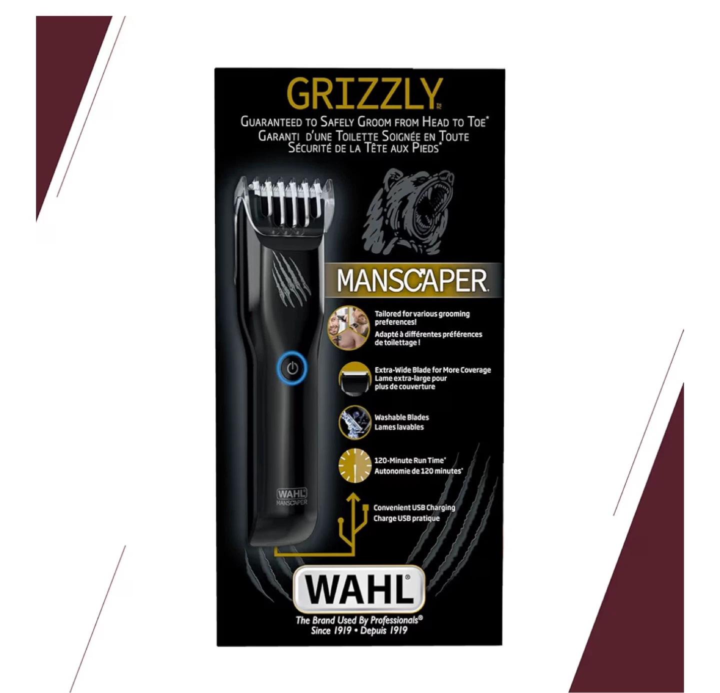 Wahl Manscaper Lithium-Ion Cordless Hair Trimmer