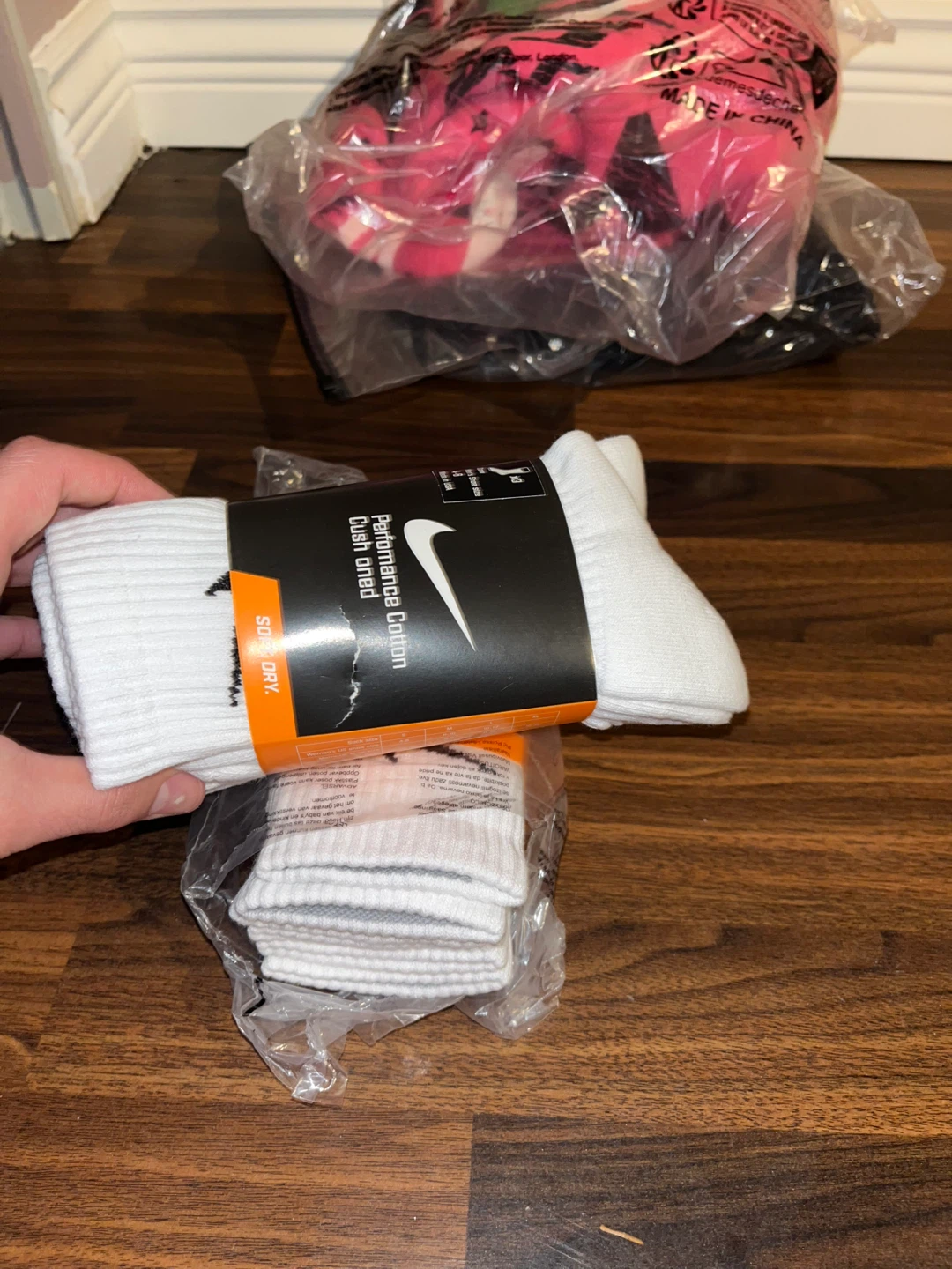 Nike Performance Cotton Cushioned & Dash Dry Socks (3 Pairs) - photo 2