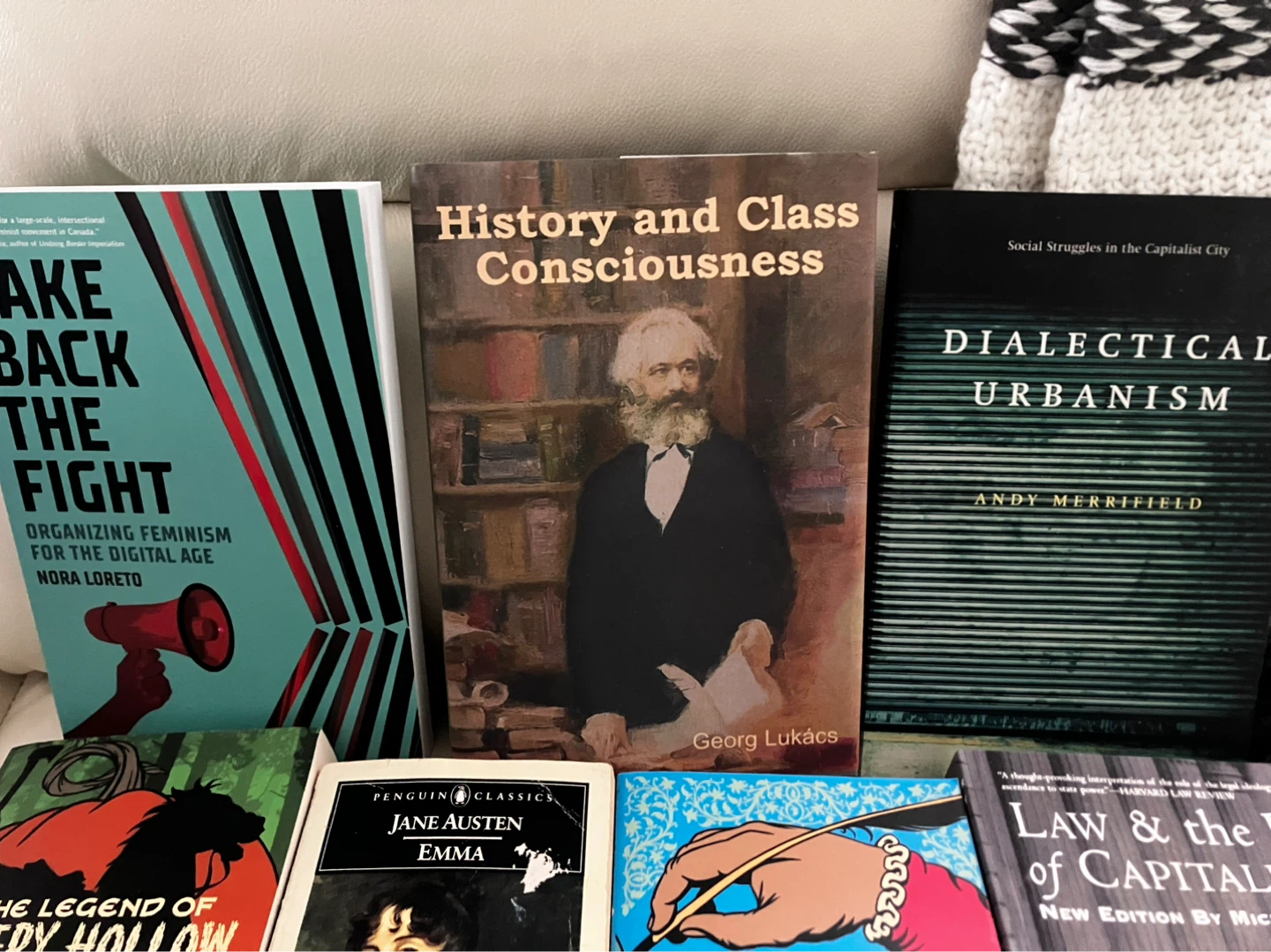 Collection of 6 books: Social theory, classics, and fiction
