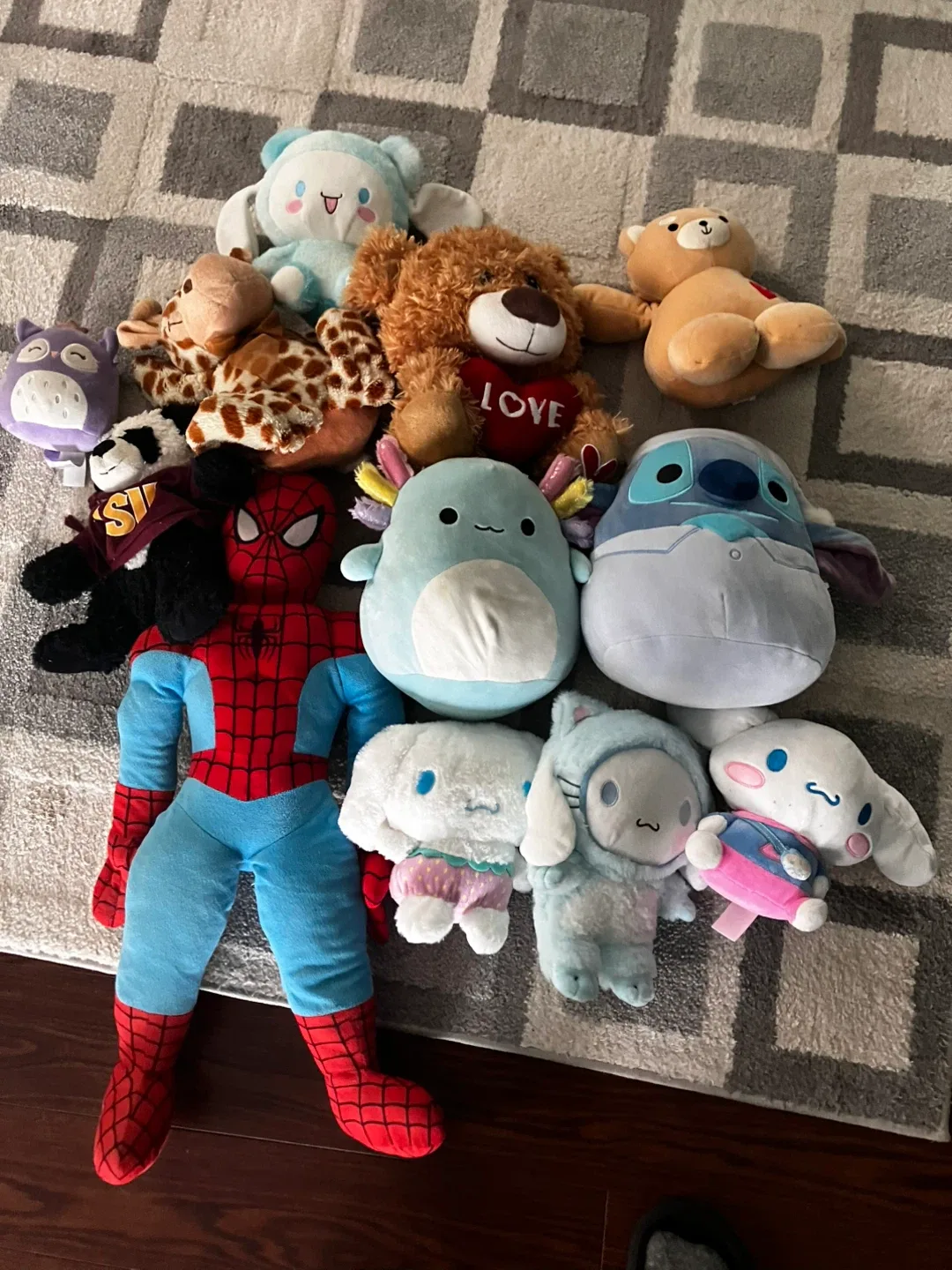 Assorted Plush Toys Bundle