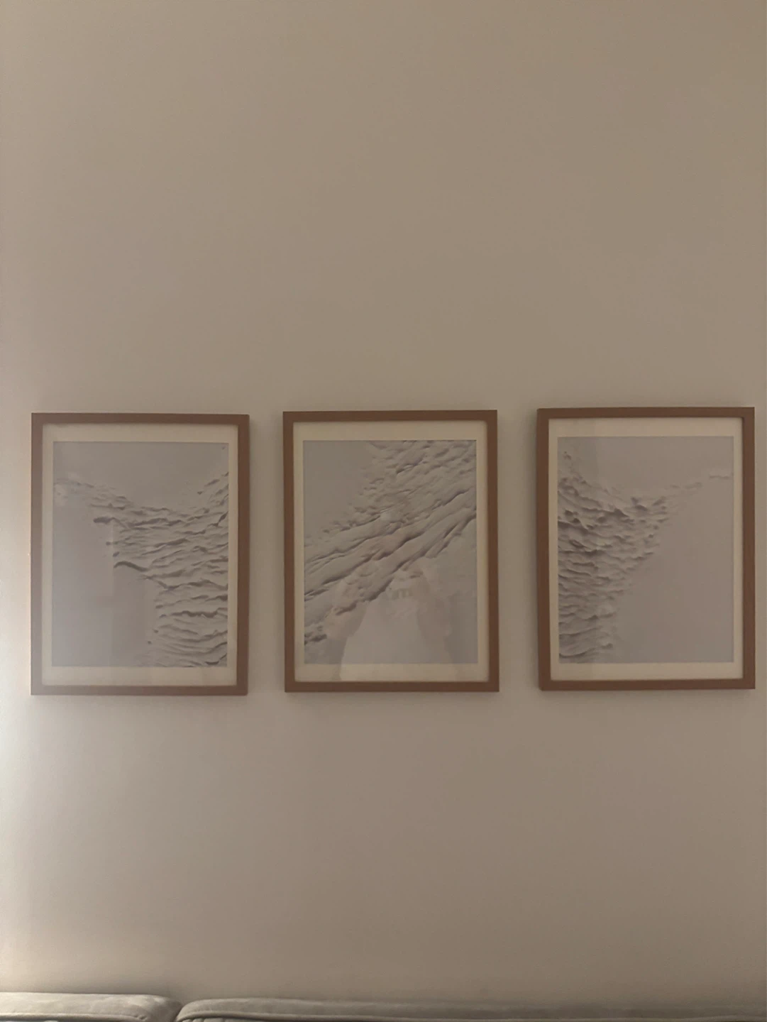 Set of 3 Framed Abstract Art Prints
