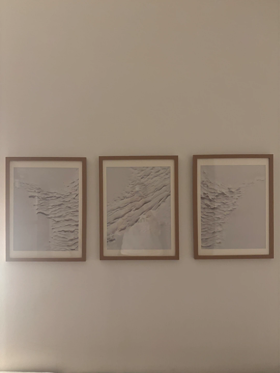Set of 3 Framed Abstract Art Prints - photo 3